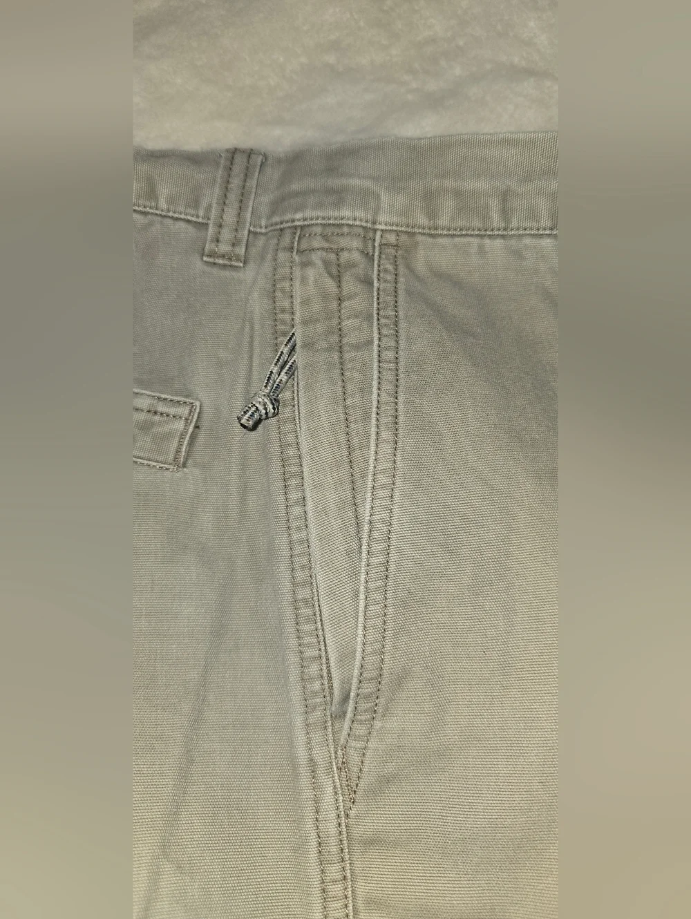 Columbia Mens Canvas Twill Tan Khaki Cargo Pants 100% Cotton 34/32